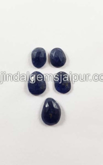 Blue Sapphire Rose Cut Slices
